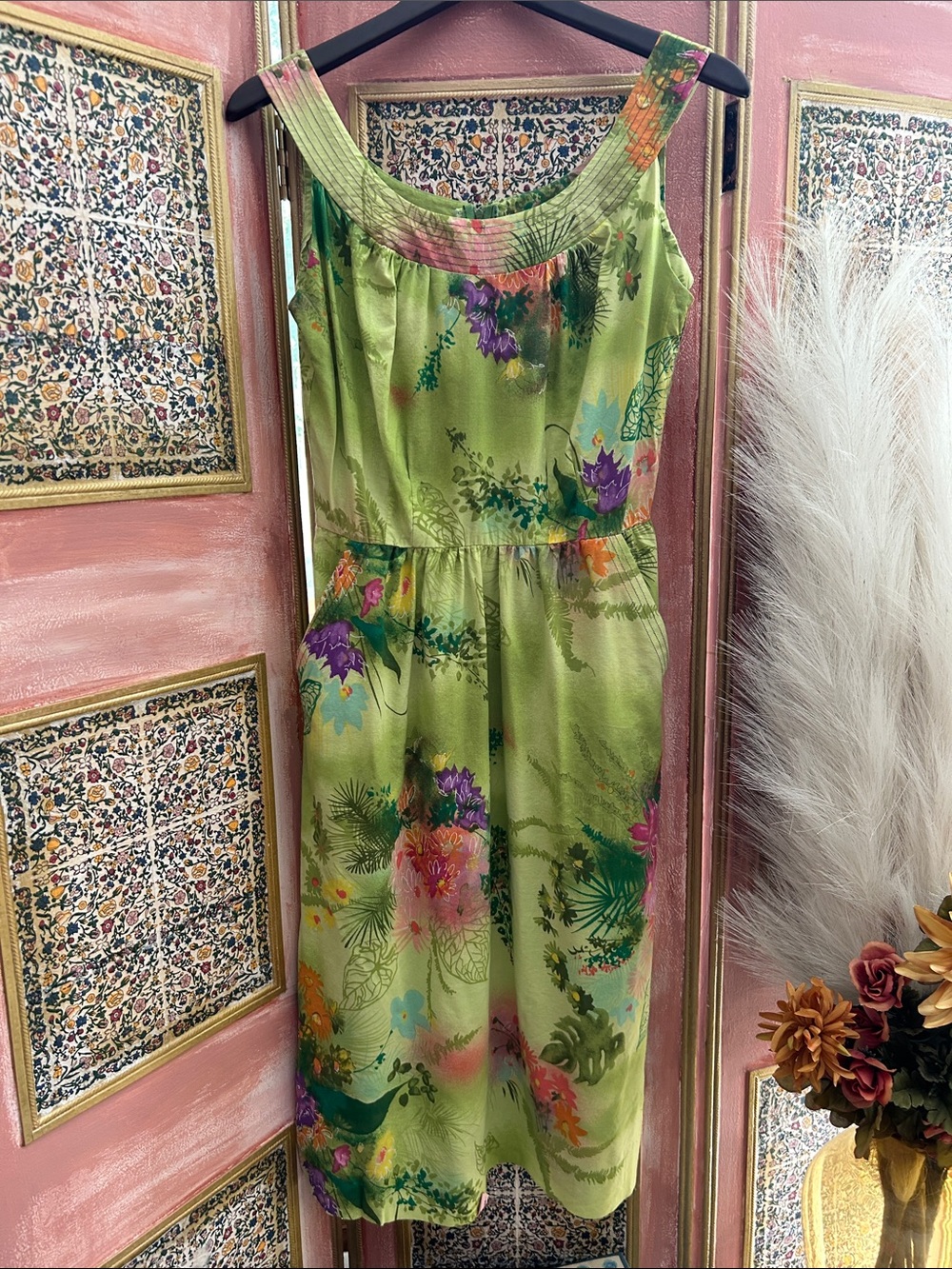 Vintage Andrade Made in Hawaii Floral Dress ✨